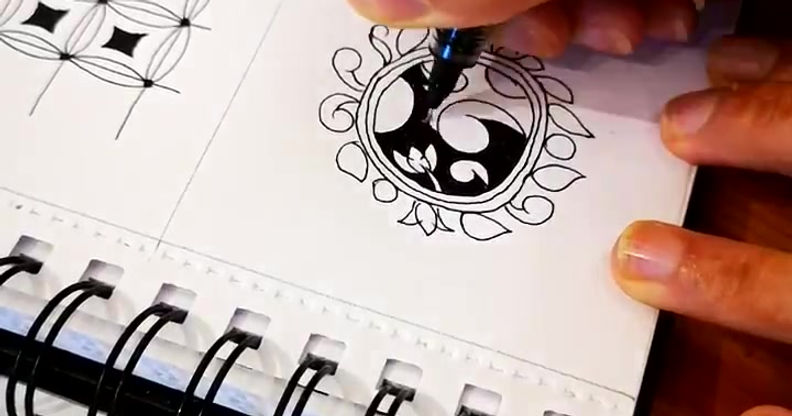 Reverse fill Mandala